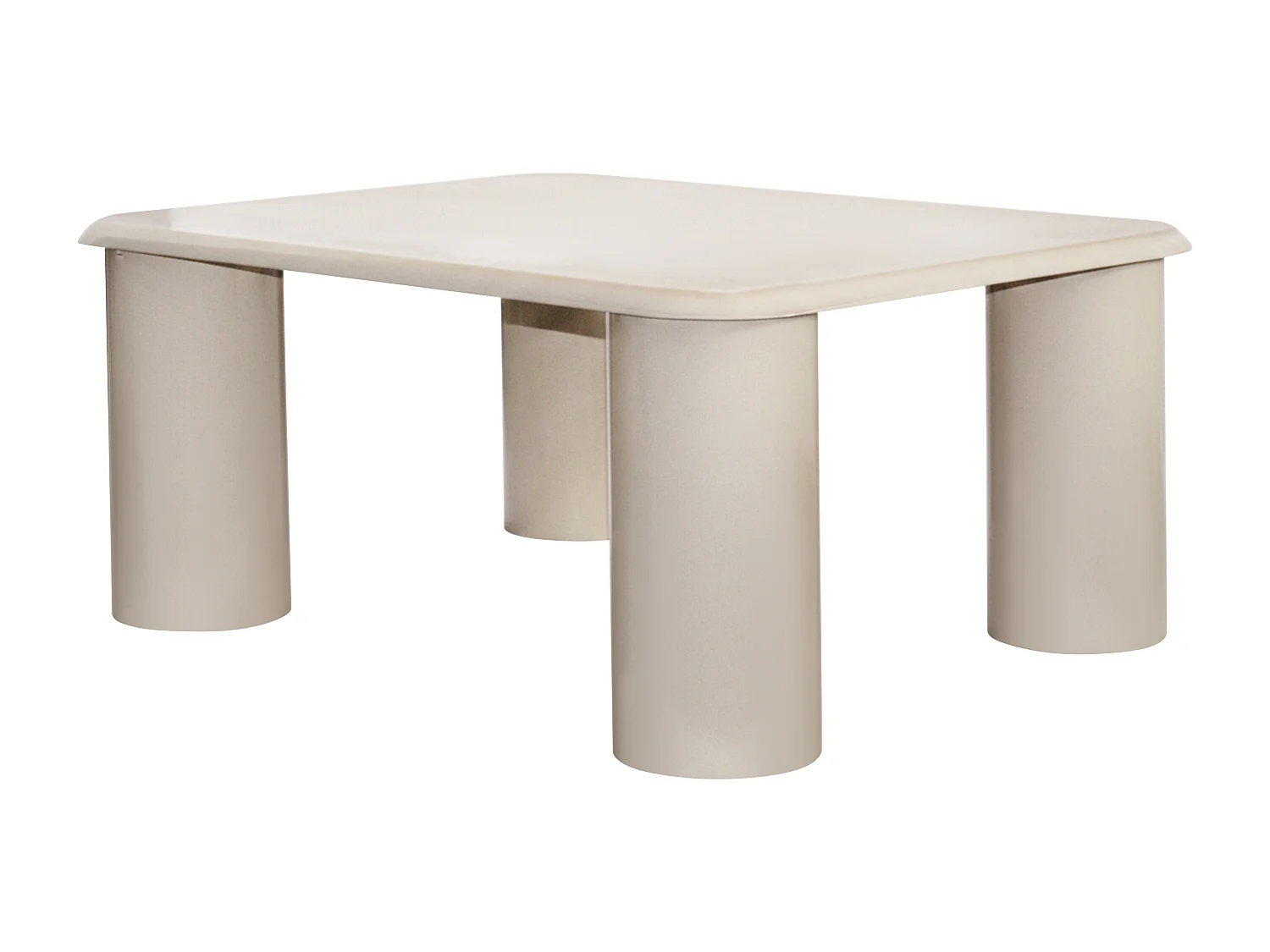 Table basse en métal - Crème - ZIDILA