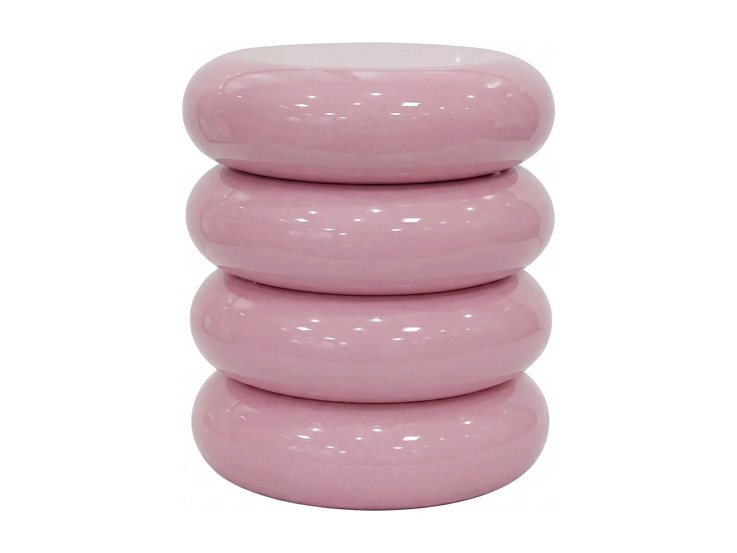 Table d'appoint en métal - Rose poudré - SIBANA