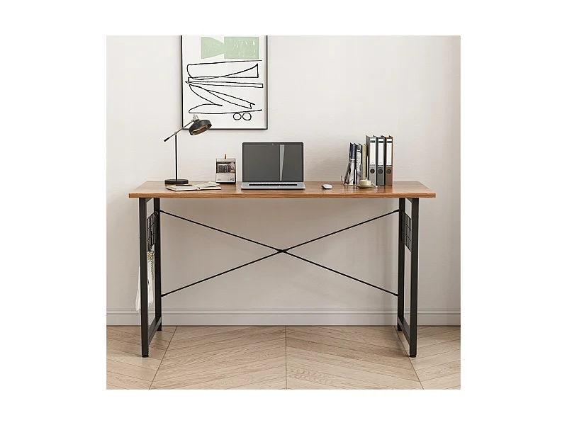 COMPUTERBUREAU INDUSTRIEEL SCHOOL RUSTIEK LOFT BRUIN MET HAKEN