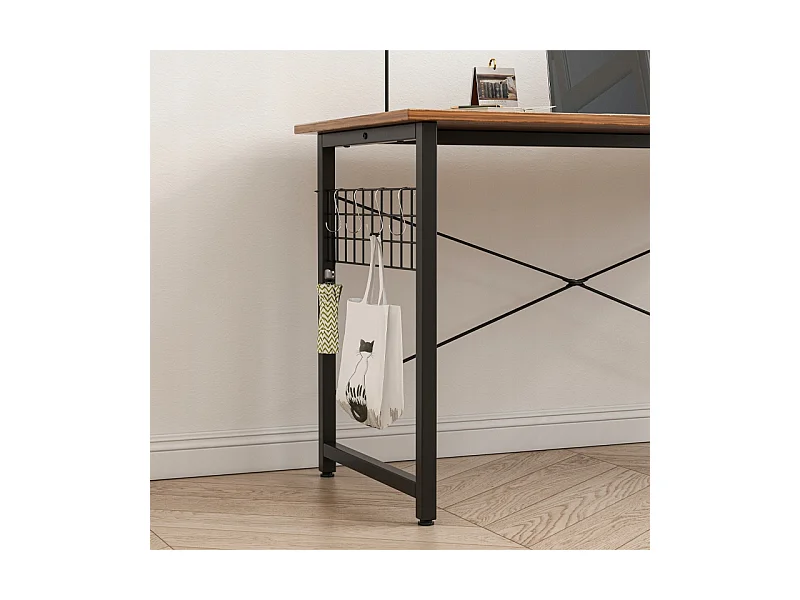 COMPUTERBUREAU INDUSTRIEEL SCHOOL RUSTIEK LOFT BRUIN MET HAKEN