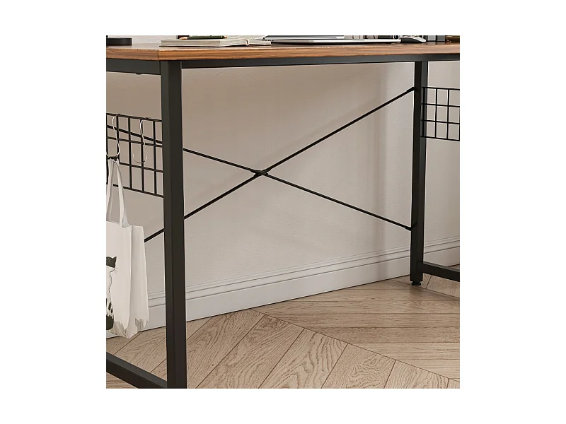 COMPUTERBUREAU INDUSTRIEEL SCHOOL RUSTIEK LOFT BRUIN MET HAKEN