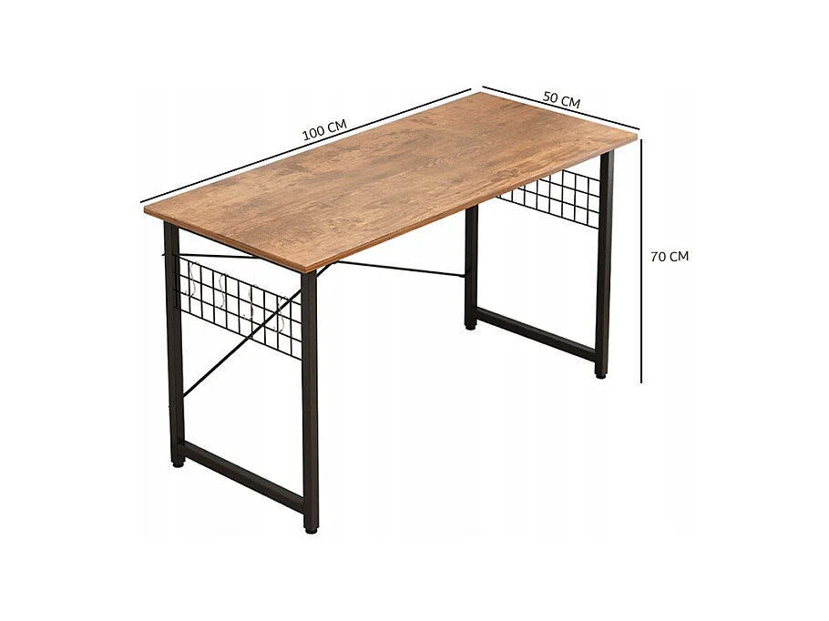 COMPUTERBUREAU INDUSTRIEEL SCHOOL RUSTIEK LOFT BRUIN MET HAKEN