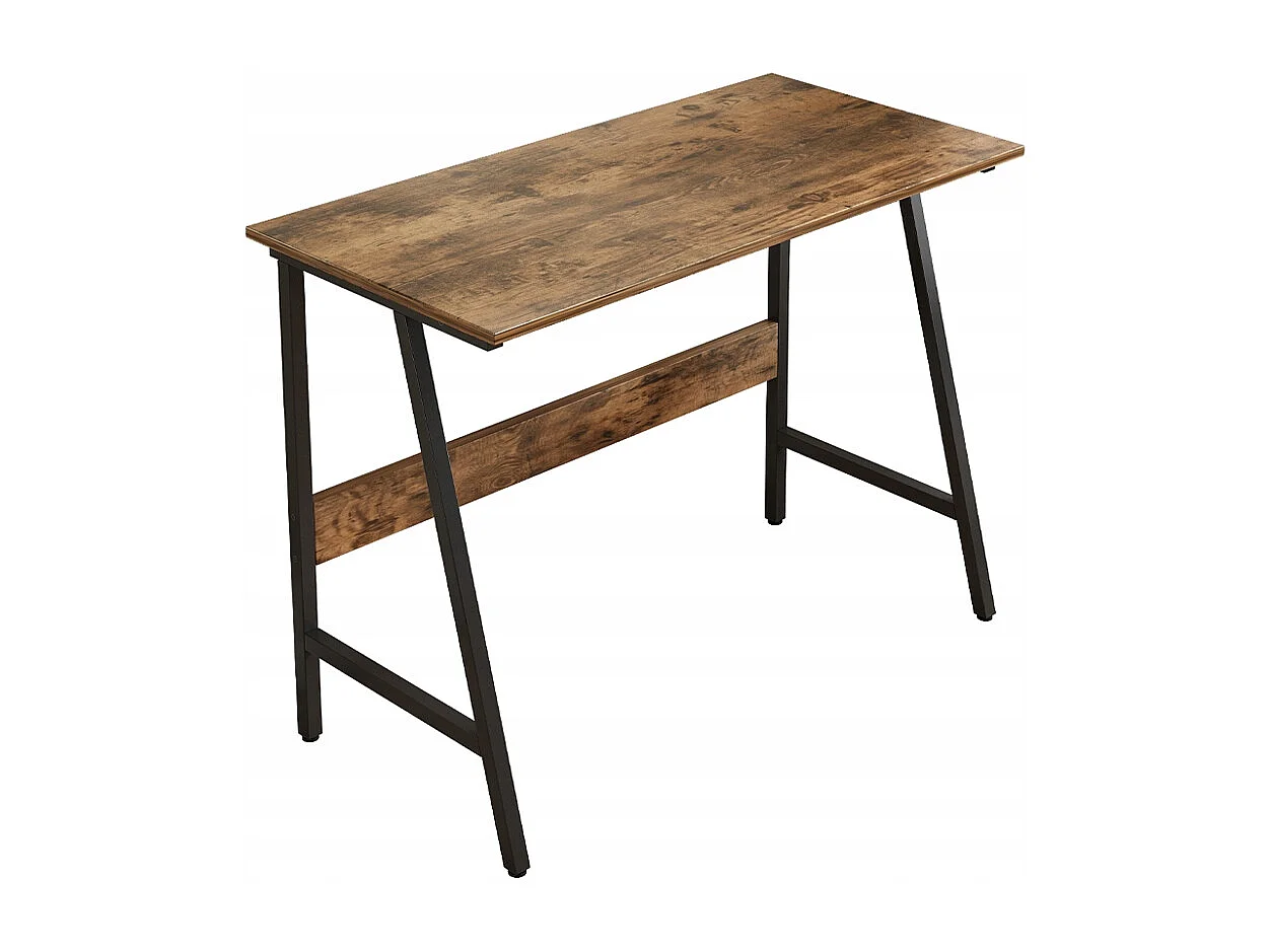 ESCRITORIO DE ORDENADOR LOFT INDUSTRIAL ESCOLAR RÚSTICO RETRO MADERA 100 CM