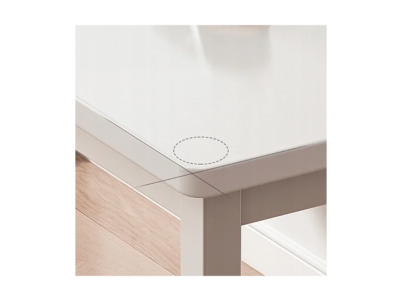 BUREAU INFORMATIQUE TABLE BLANCHE POUR ADOLESCENTS ÉCOLE INDUSTRIELLE LOFT 120 CM