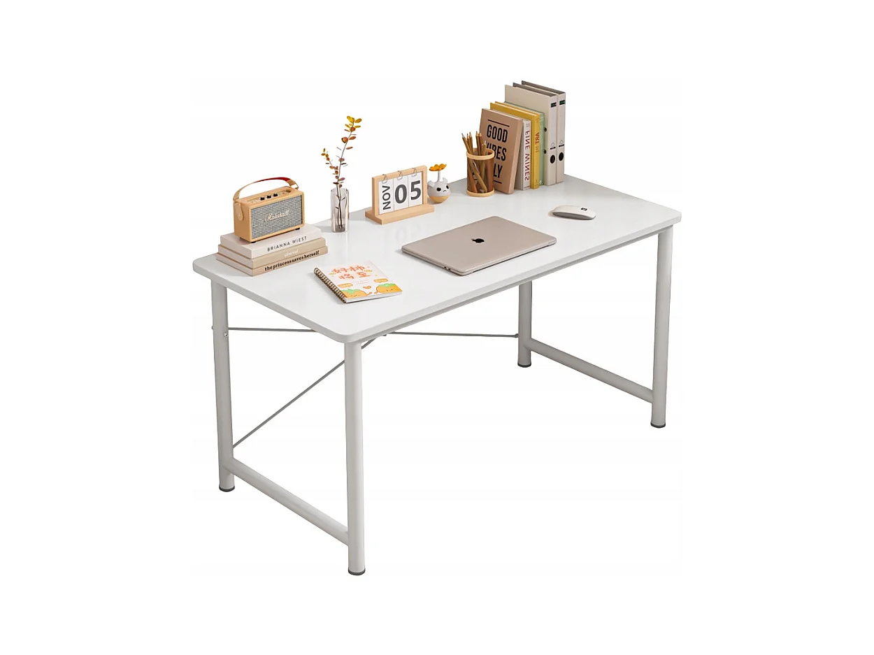 ESCRITORIO PARA ORDENADOR JUVENIL MESA BLANCA MODERNA GRANDE 100 CM