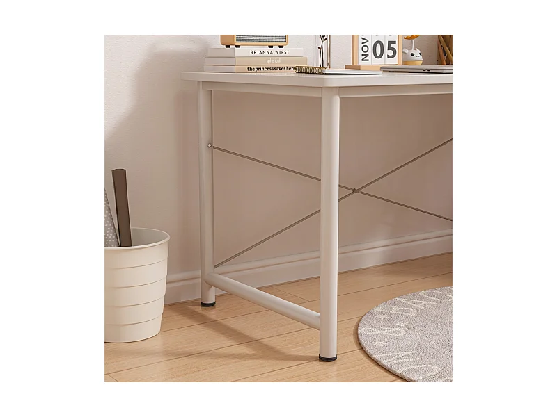 ESCRITORIO PARA ORDENADOR JUVENIL MESA BLANCA MODERNA GRANDE 100 CM