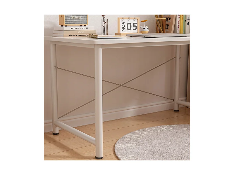 ESCRITORIO PARA ORDENADOR JUVENIL MESA BLANCA MODERNA GRANDE 100 CM