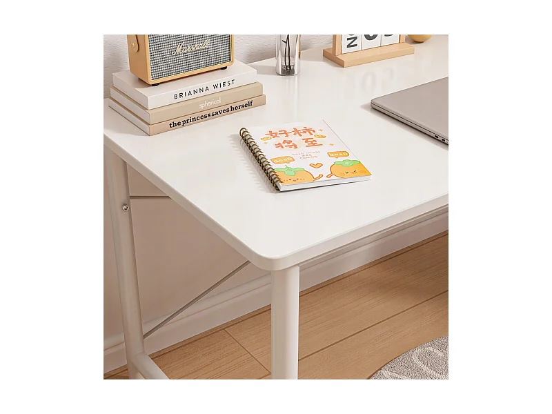 ESCRITORIO PARA ORDENADOR JUVENIL MESA BLANCA MODERNA GRANDE 100 CM