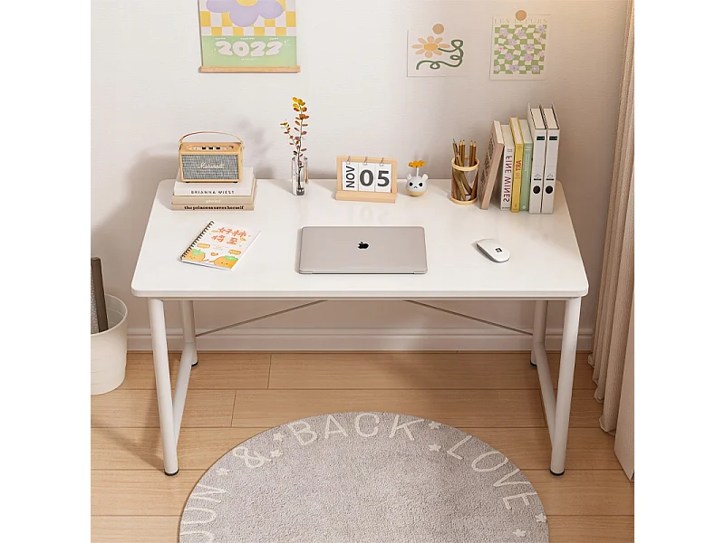 Biurko komputerowe młodzieżowe stolik białe nowoczesne duże 100 cm