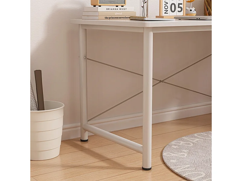 Biurko komputerowe młodzieżowe stolik białe nowoczesne duże 100 cm