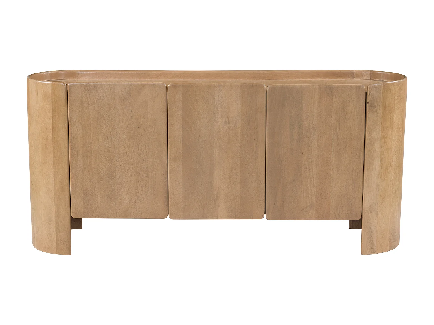 Buffet avec 3 portes en bois de manguier - Naturel - ISLARA