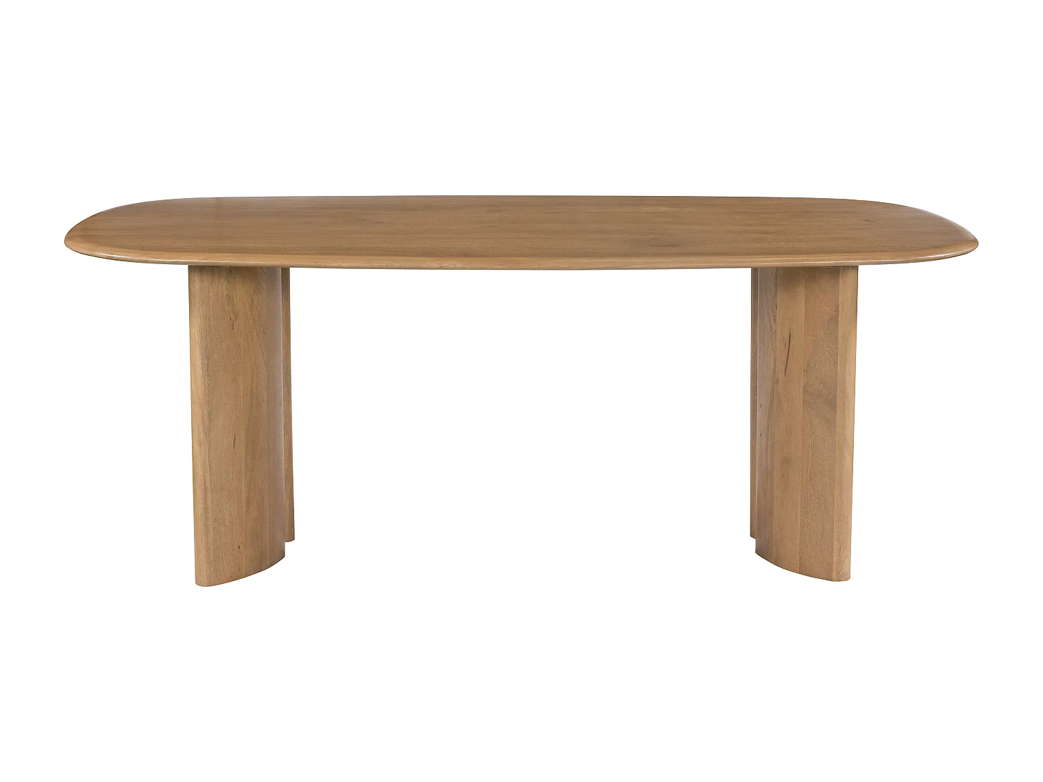 Table à manger 8 personnes en bois de manguier - Naturel - ISLARA