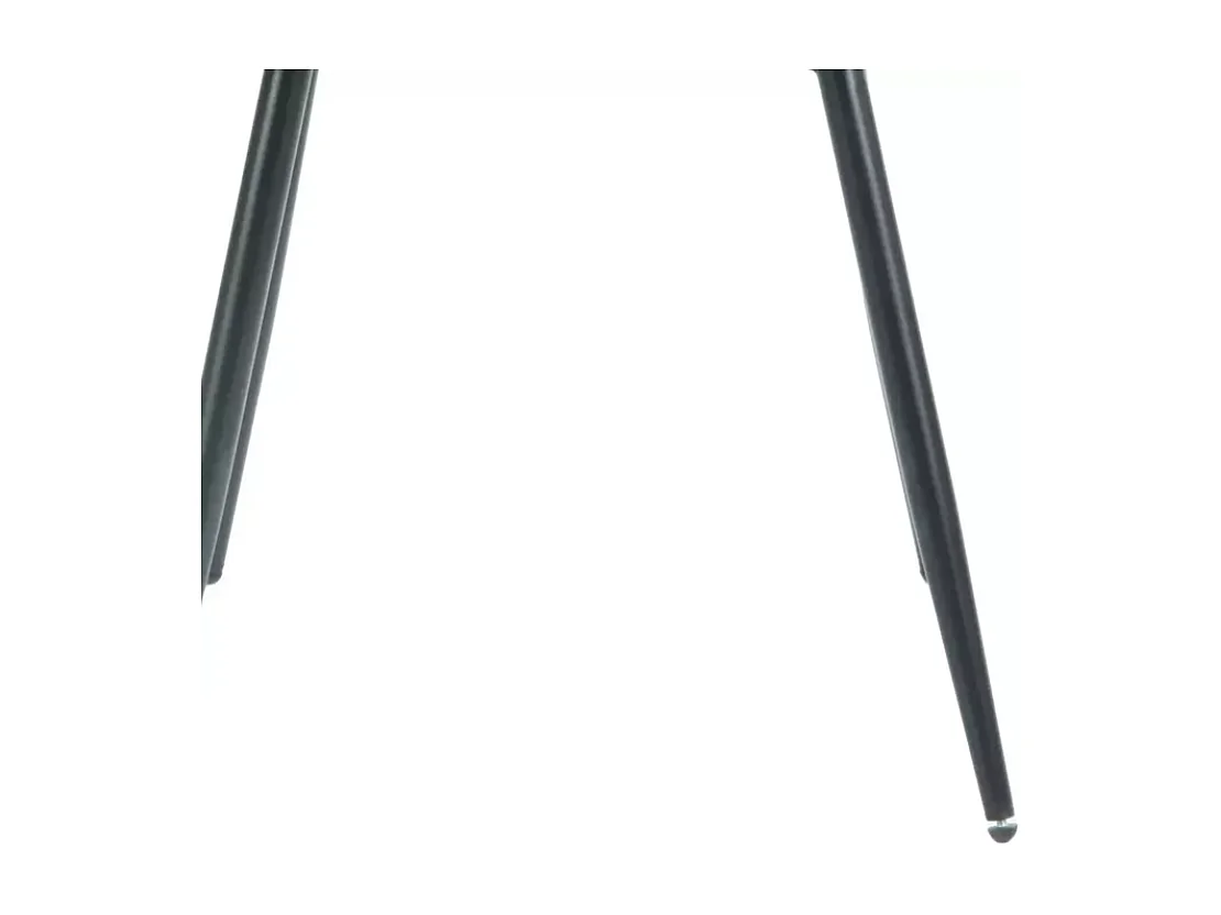 Chaise velours gris structure métal noir mat assise accueillante ligne actuelle NEPTYN