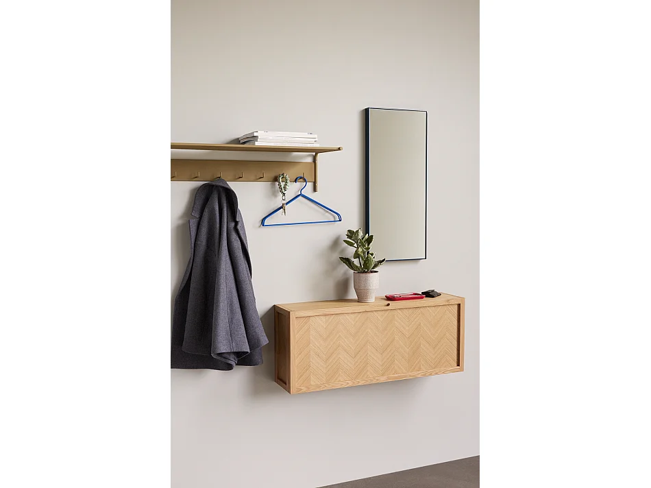 Hübsch Sapateira Grande Madeira Natural HERRINGBONE