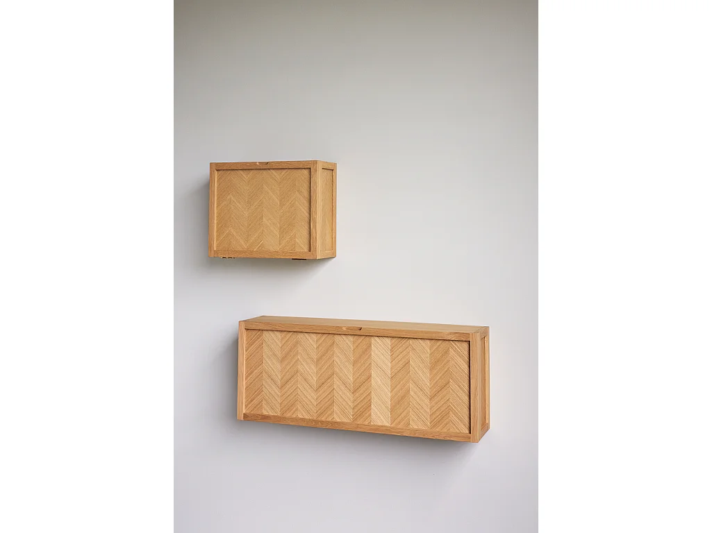 Hübsch Sapateira Grande Madeira Natural HERRINGBONE