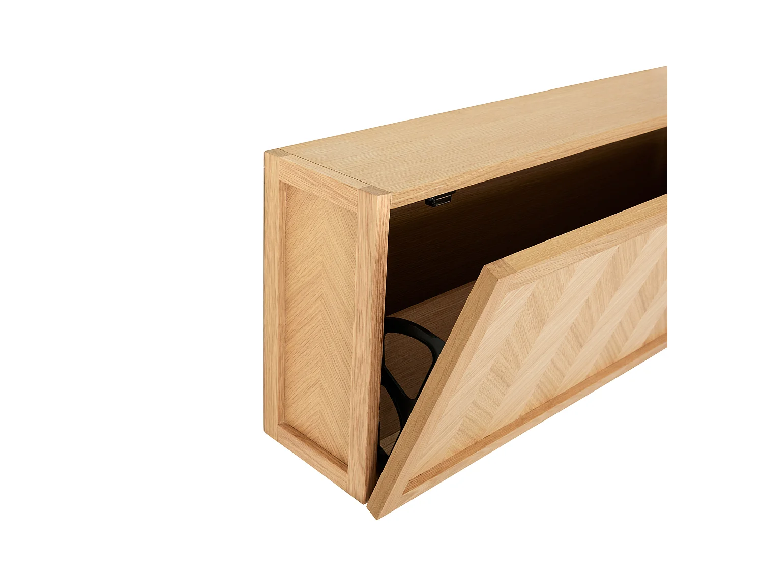 Hübsch Sapateira Grande Madeira Natural HERRINGBONE