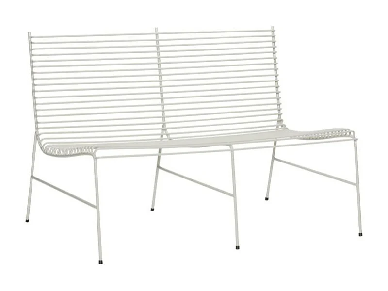 Banc moderne en métal noir SITYO