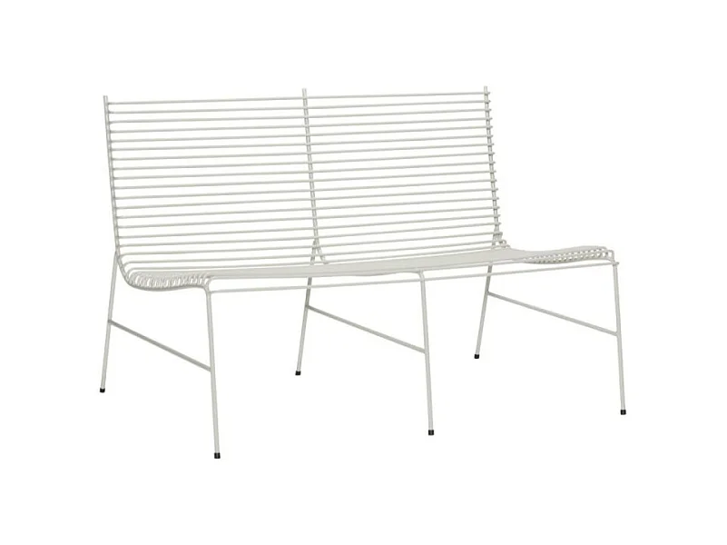 Banc moderne en métal noir SITYO