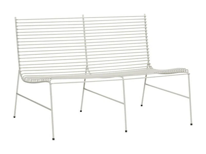 Banc moderne en métal noir SITYO