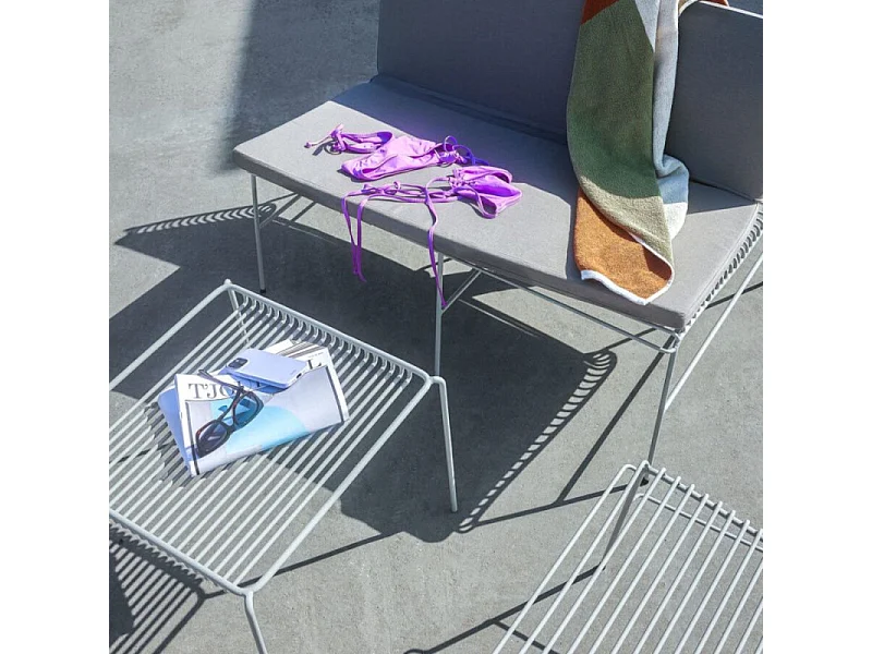 Banc moderne en métal noir SITYO