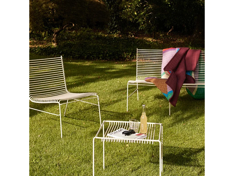 Banc moderne en métal noir SITYO