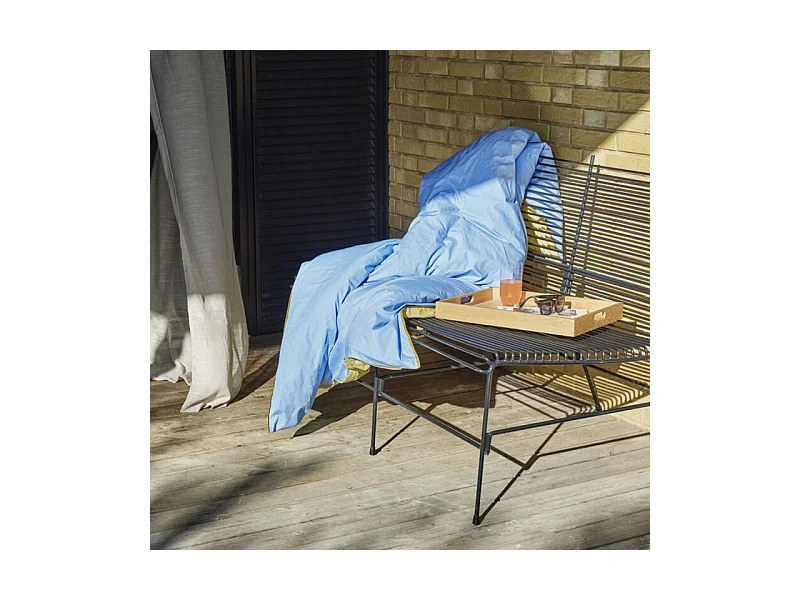 Banc moderne en métal noir SITYO