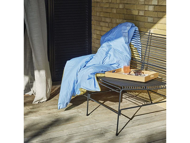 Banc moderne en métal noir SITYO