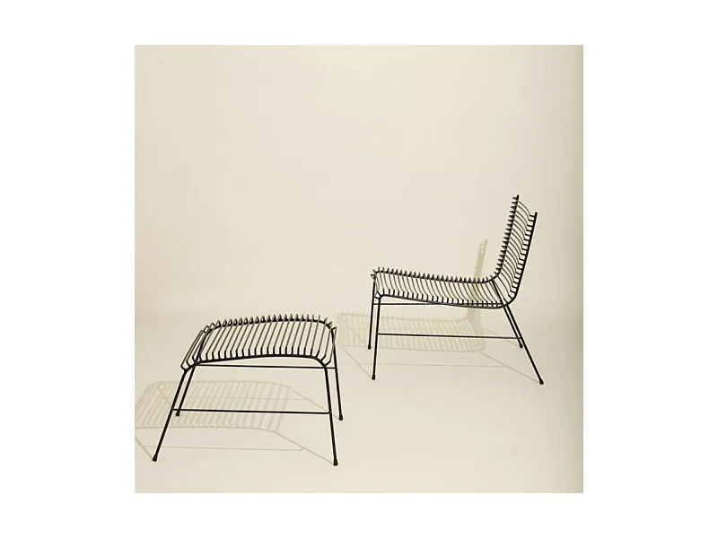 Repose pieds en métal moderne SITYO