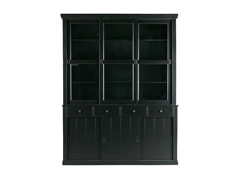 Grand vaisselier vitré en bois ROSS