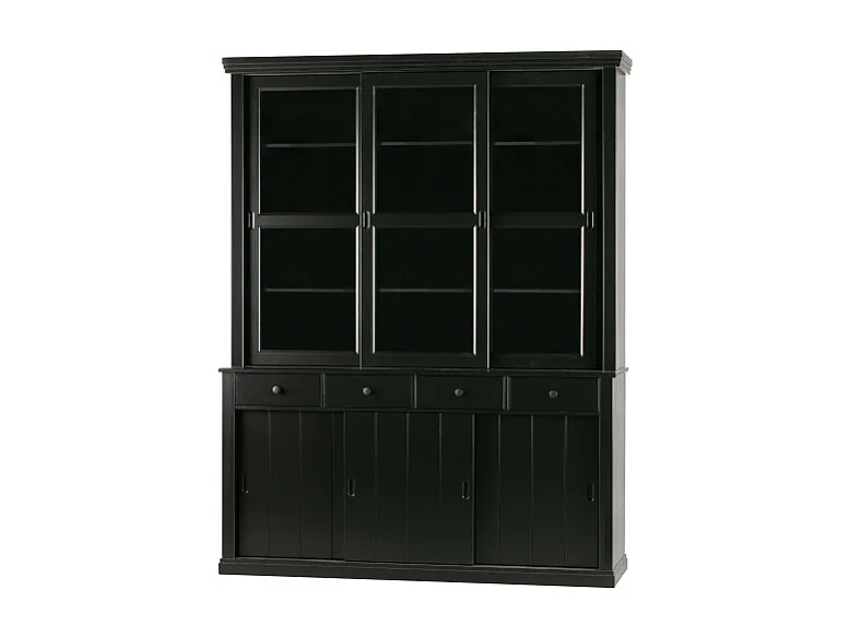 Grand vaisselier vitré en bois ROSS