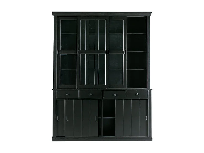 Grand vaisselier vitré en bois ROSS