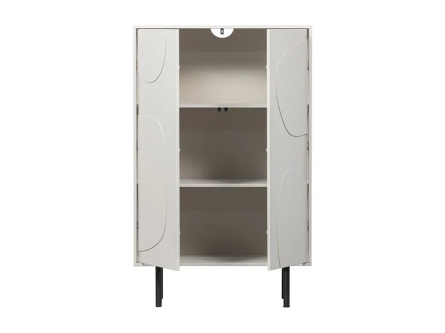 Buffet haut 2 portes en bois CADYA