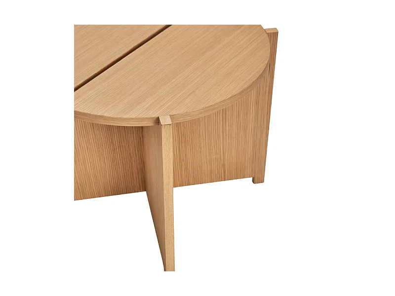 Table d'appoint design en bois DASYAN