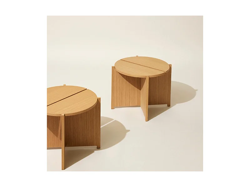 Table d'appoint design en bois DASYAN