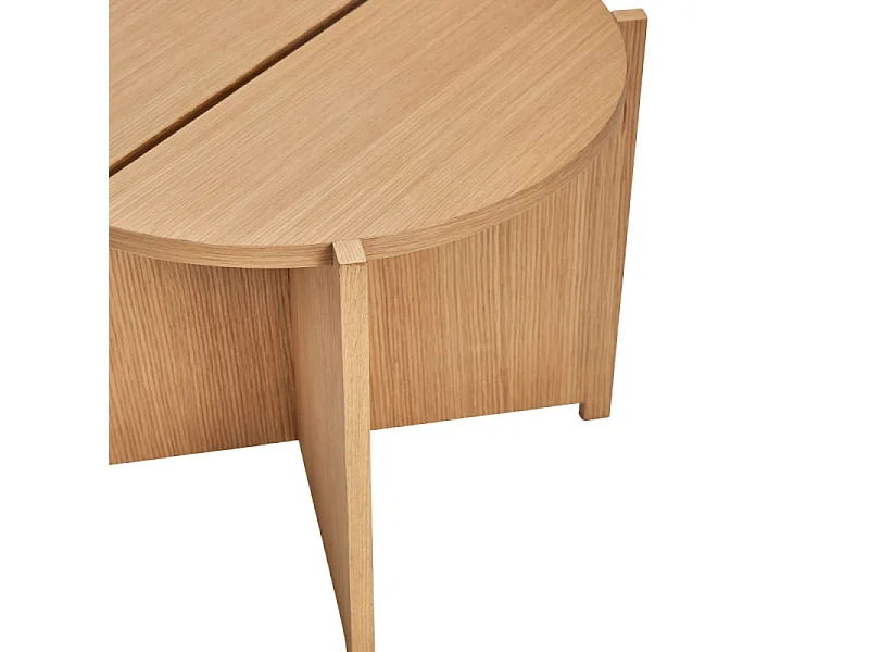 Table d'appoint design en bois DASYAN