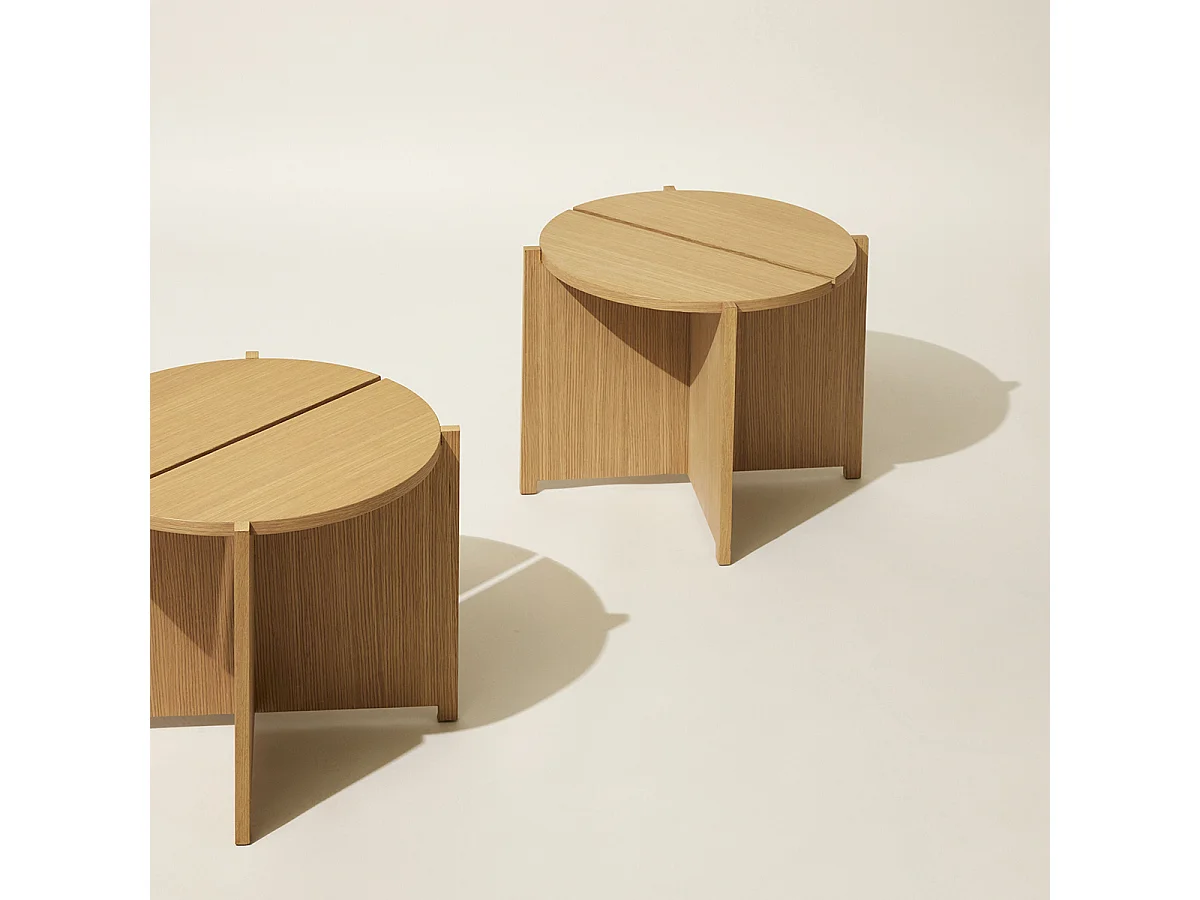 Hübsch Table d'appoint Naturelle Dash