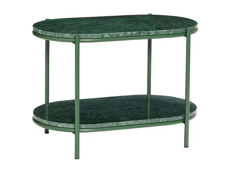 Table d'appoint en marbre vert NISIA