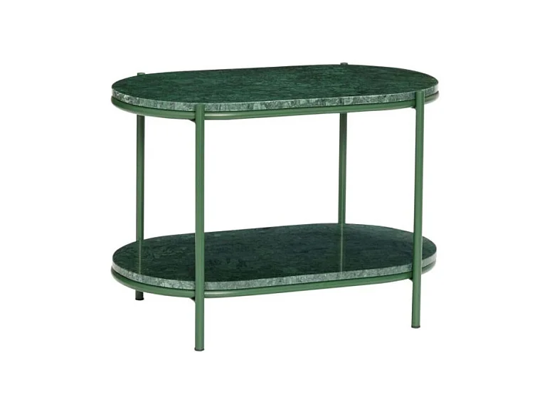 Table d'appoint en marbre vert NISIA