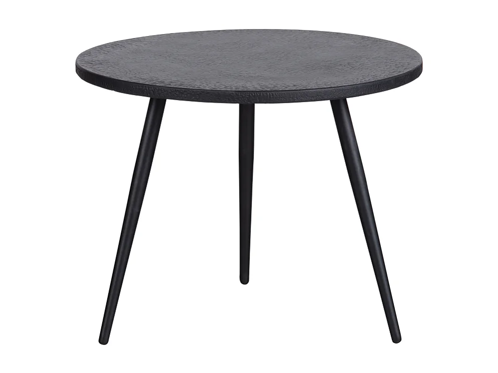 Lot de 2 tables gigognes en bois et métal LUCE