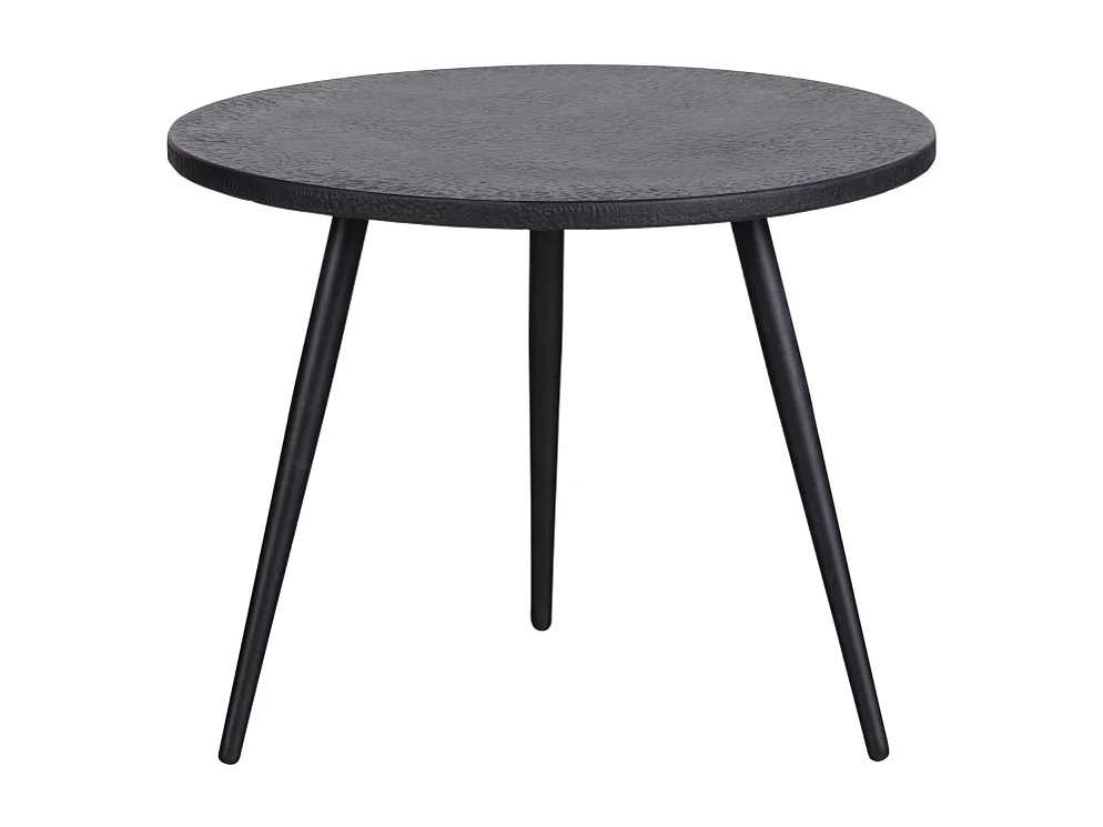 Lot de 2 tables gigognes en bois et métal LUCE