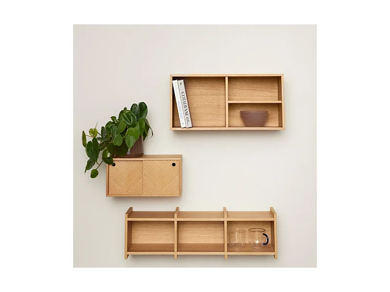 Étagère murale en bois moderne COLETA
