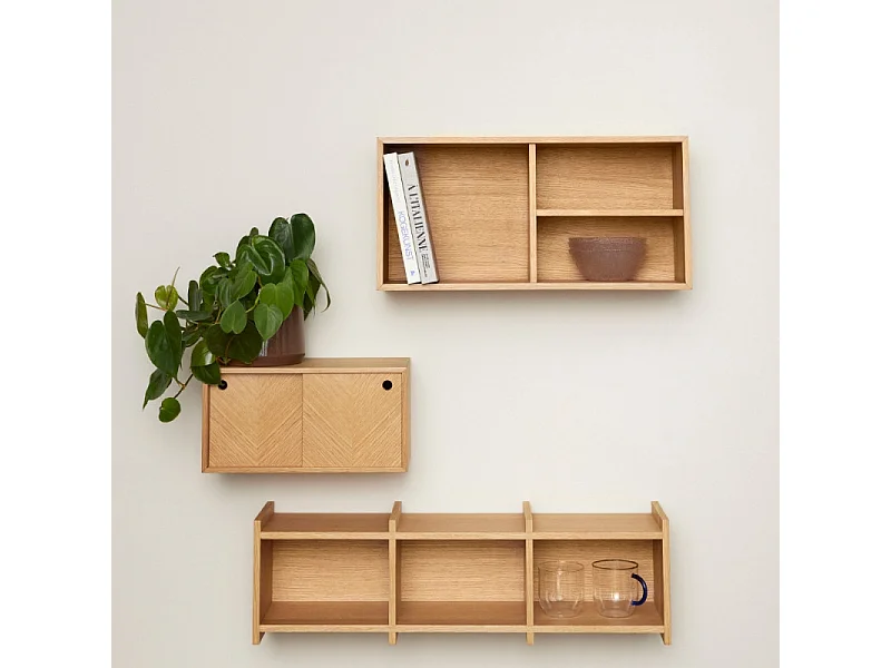 Étagère murale en bois moderne COLETA