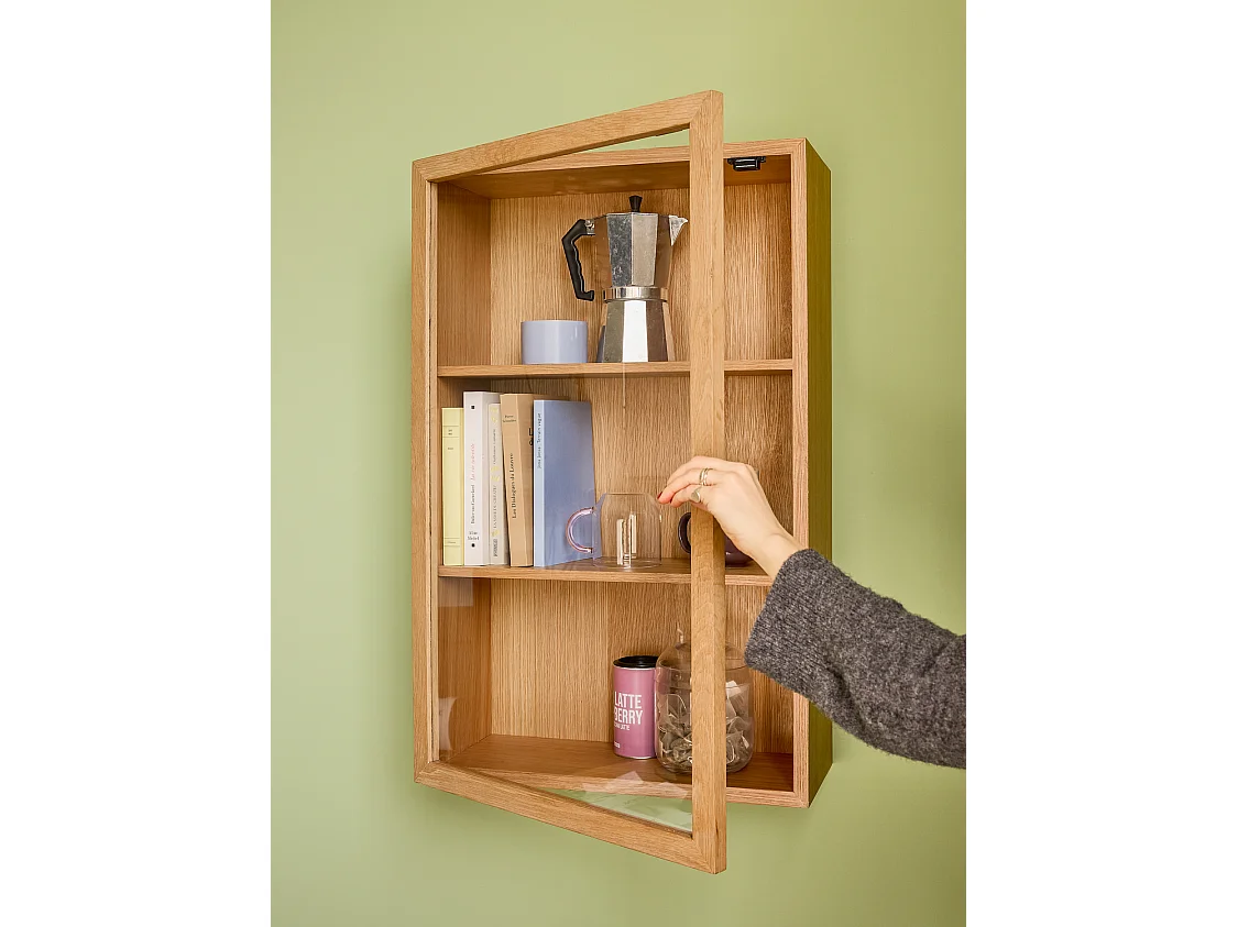Hübsch Meuble mural Armoire Naturel PANORAMA