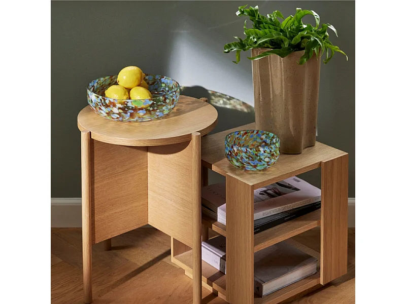 Table d'appoint design en bois MEGY