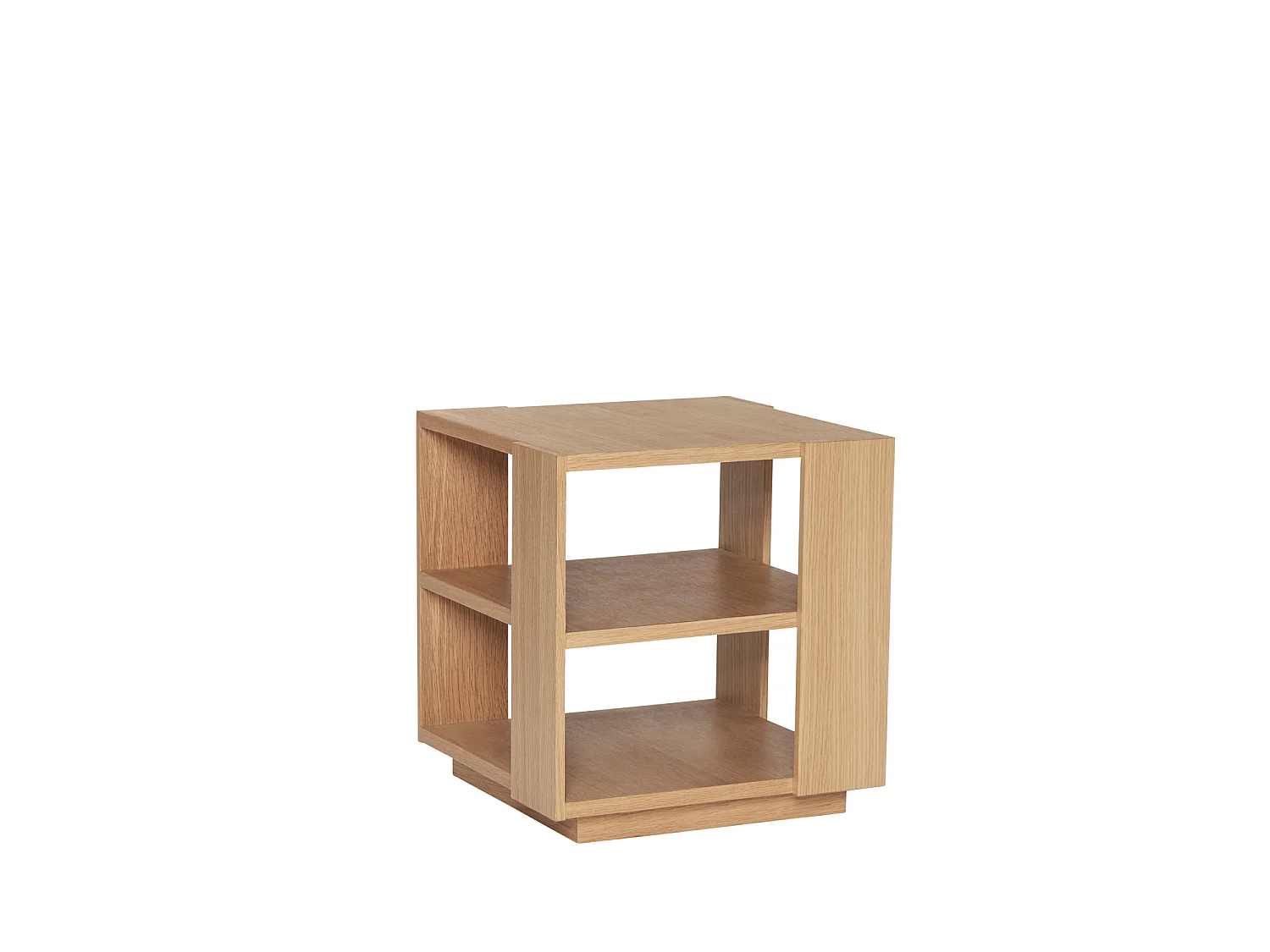 Hübsch Table d'Appoint Carrée Naturel MERGE