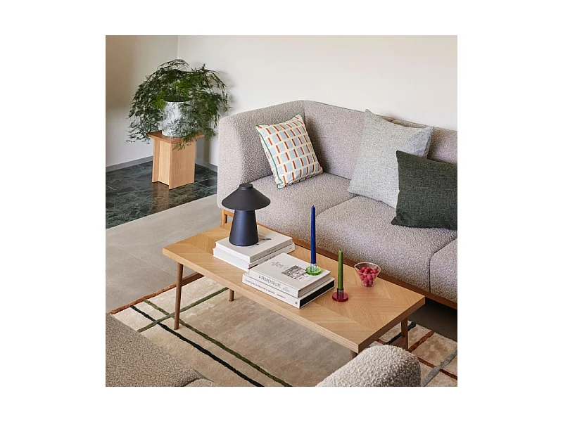 Table d'appoint moderne en bois STATY