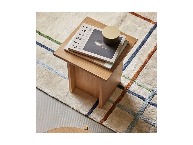 Table d'appoint moderne en bois STATY