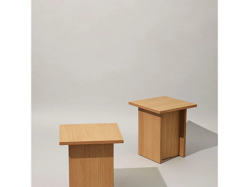 Table d'appoint moderne en bois STATY