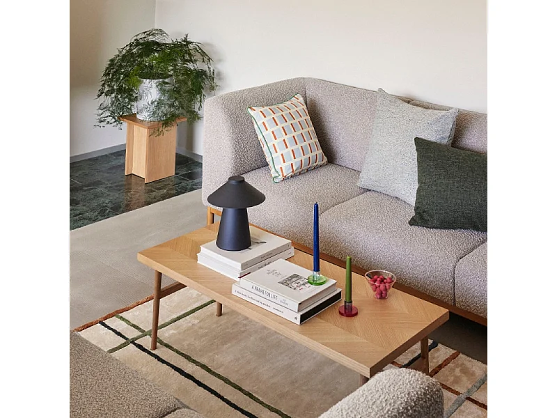 Table d'appoint moderne en bois STATY