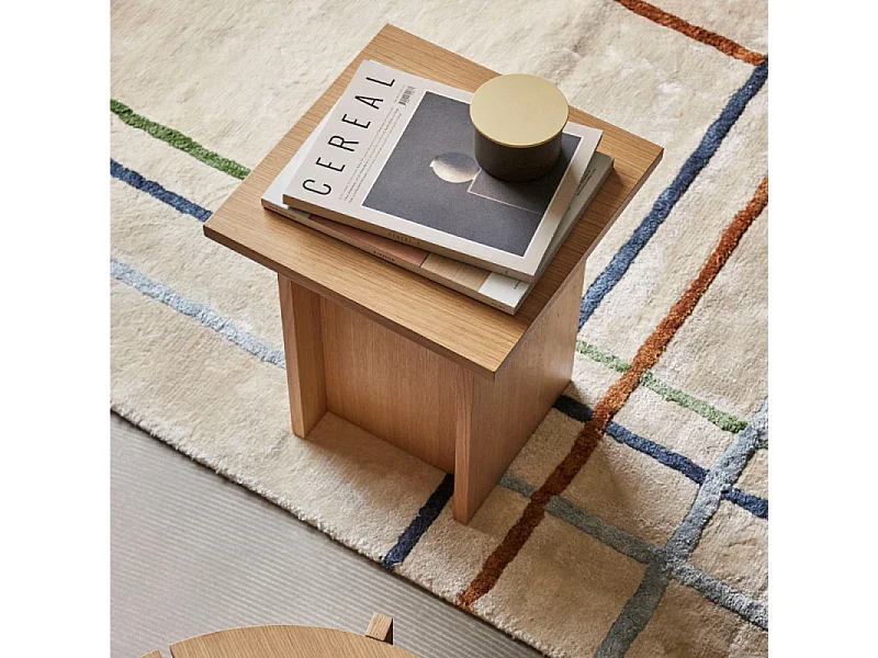 Table d'appoint moderne en bois STATY